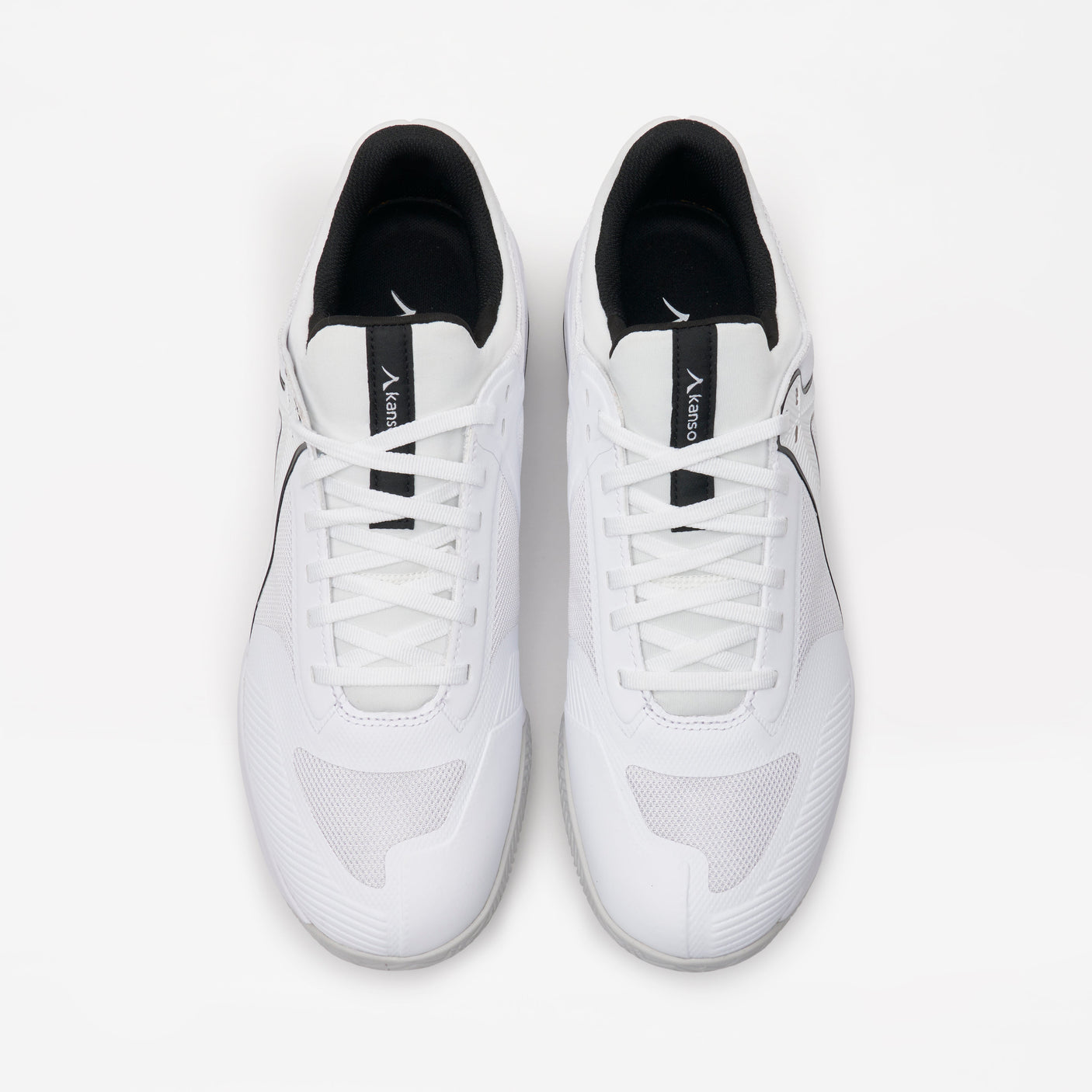 Kanso Sports Padel Shoes - EQ SoftCourt - White & Black