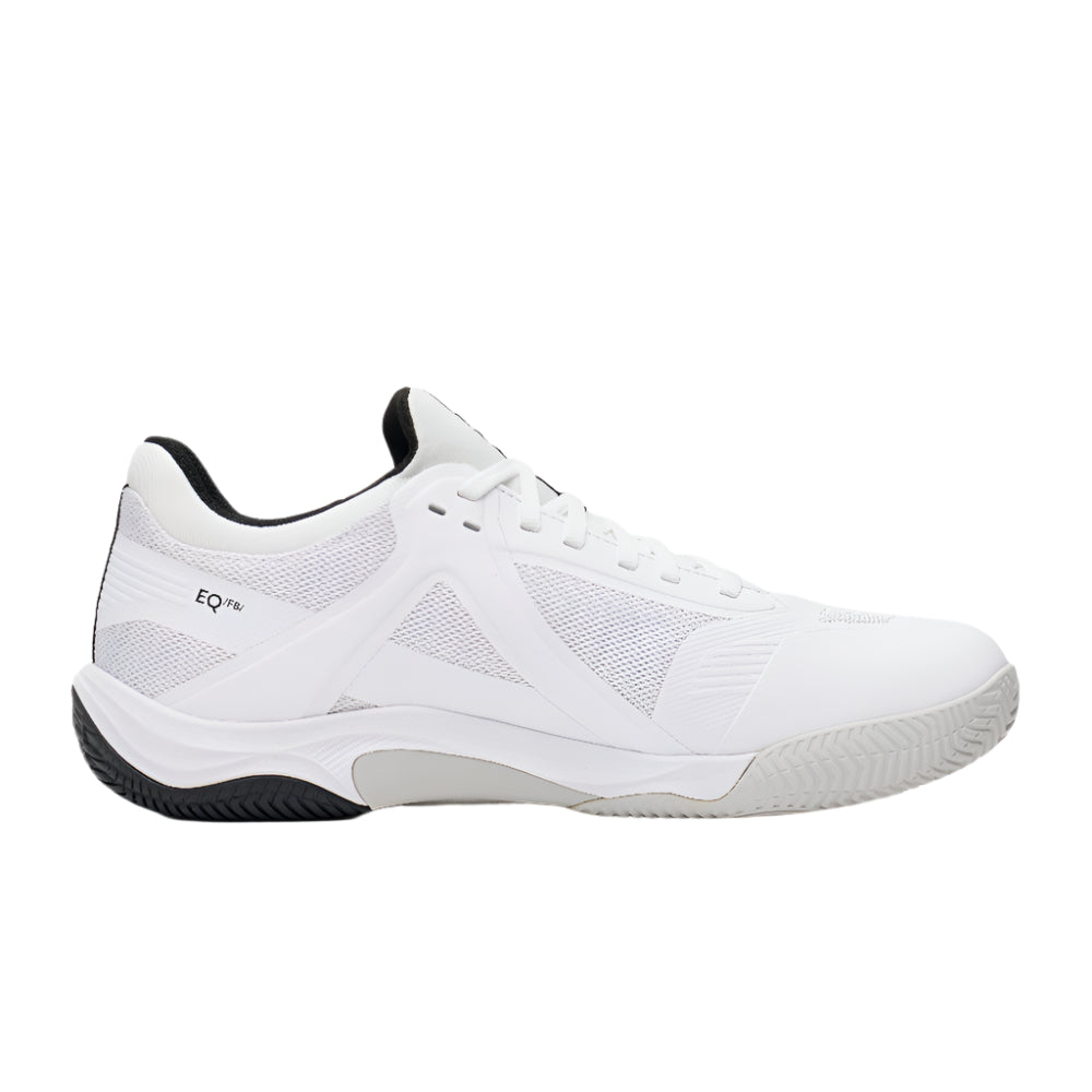 Kanso Sports Padel Shoes - EQ SoftCourt - White & Black