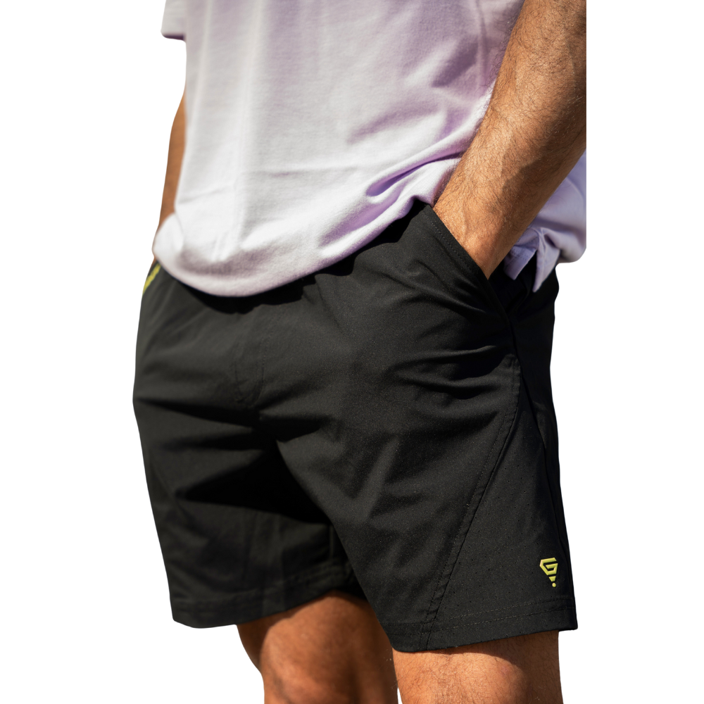 GLDN PNT Flex Shorts | Black