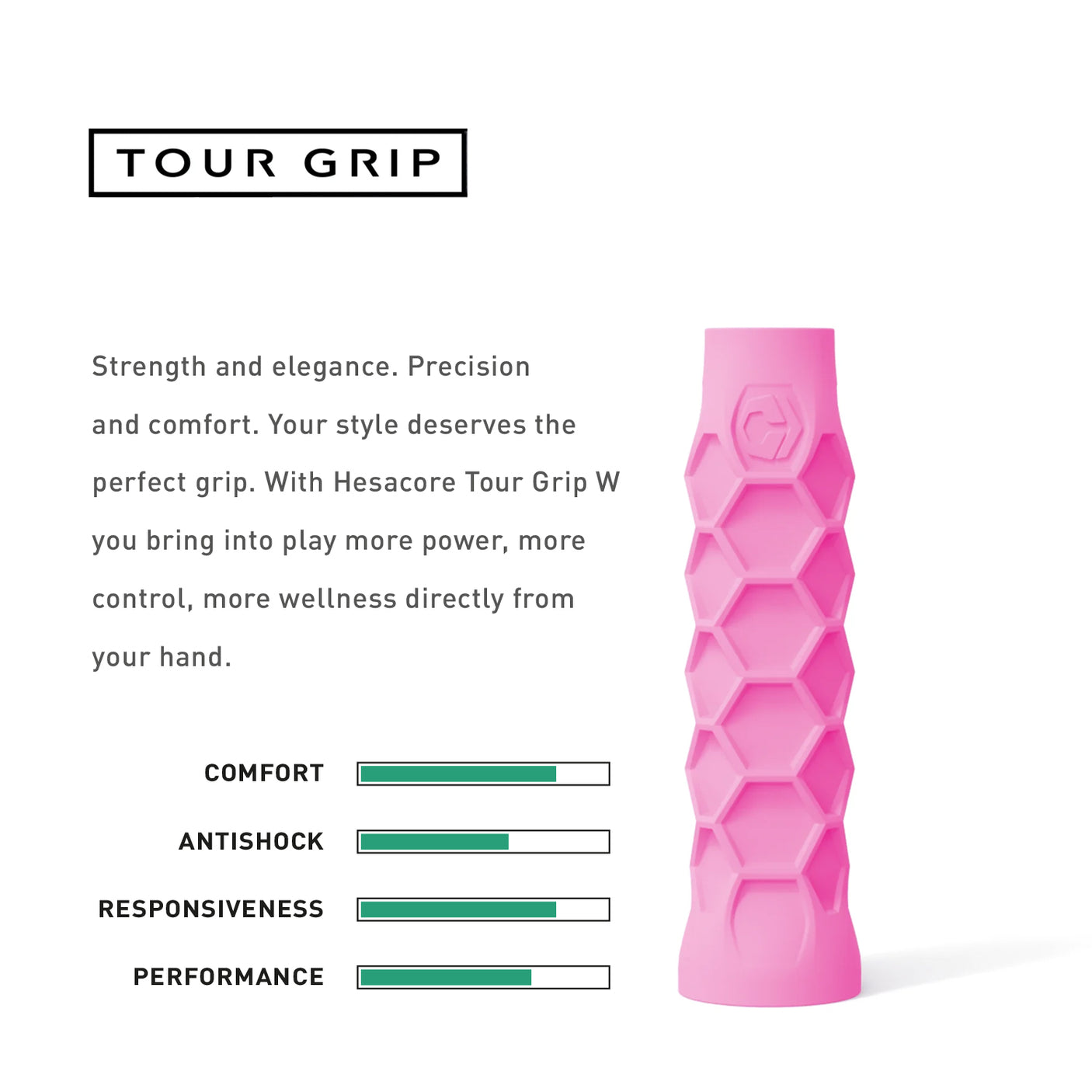 Hesacore Pickleball Tour Grip - Regular Soft Feel