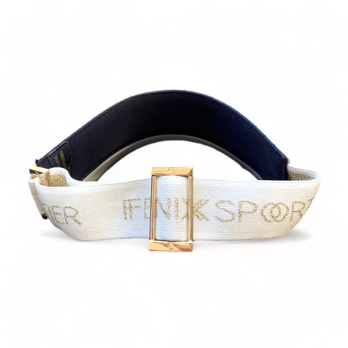 Fenix Sportier The Leather Visor - White & Gold