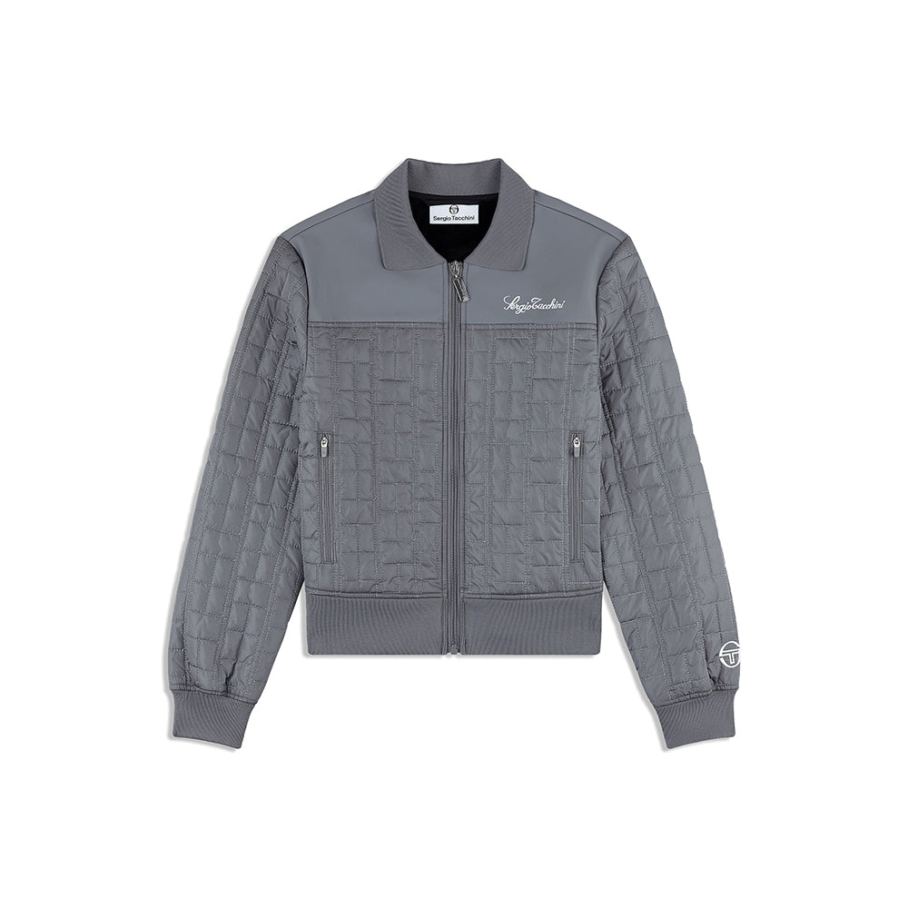 Sergio Tacchini Anji Quilted Track Jacket - Quiet Shade