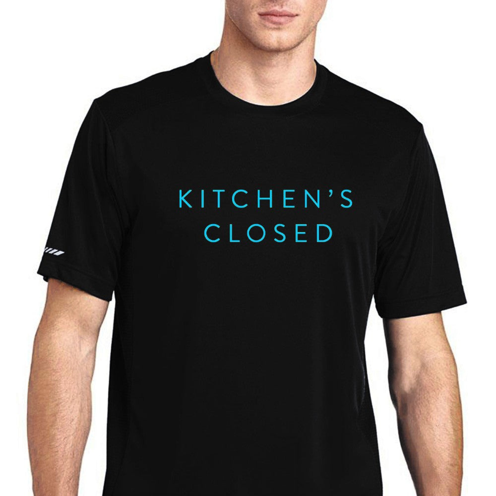 Swinton Pickleball - Men's Kitchen's Closed Performance Shirt Black