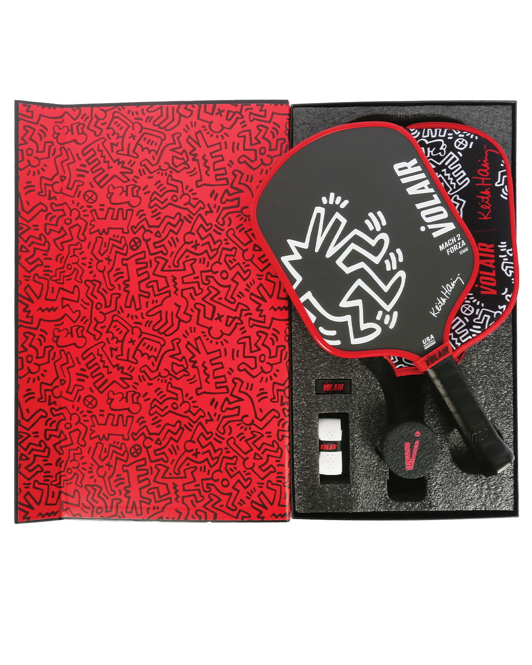 Volair Pickleball Mach 2 Forza 16mm: Keith Haring #3