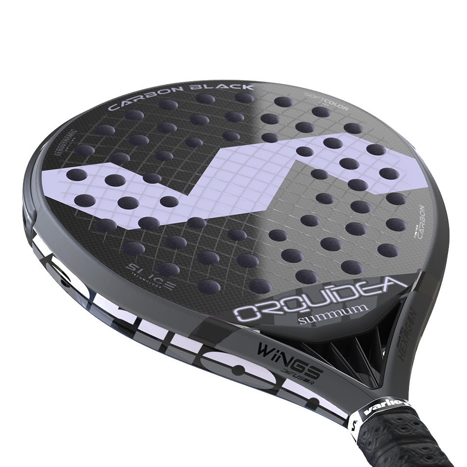 Varlion Padel Racket LW Summum Carbon Black Orquidea