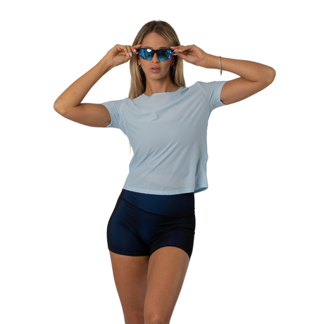 Tower Padel Mesh Motion Tee | Women