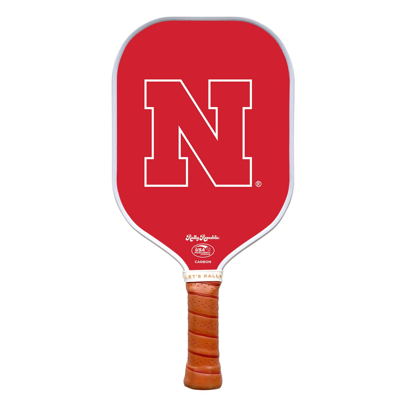 Rally Republic PIckleball Paddle - Nebraska Cornhuskers Red N Logo