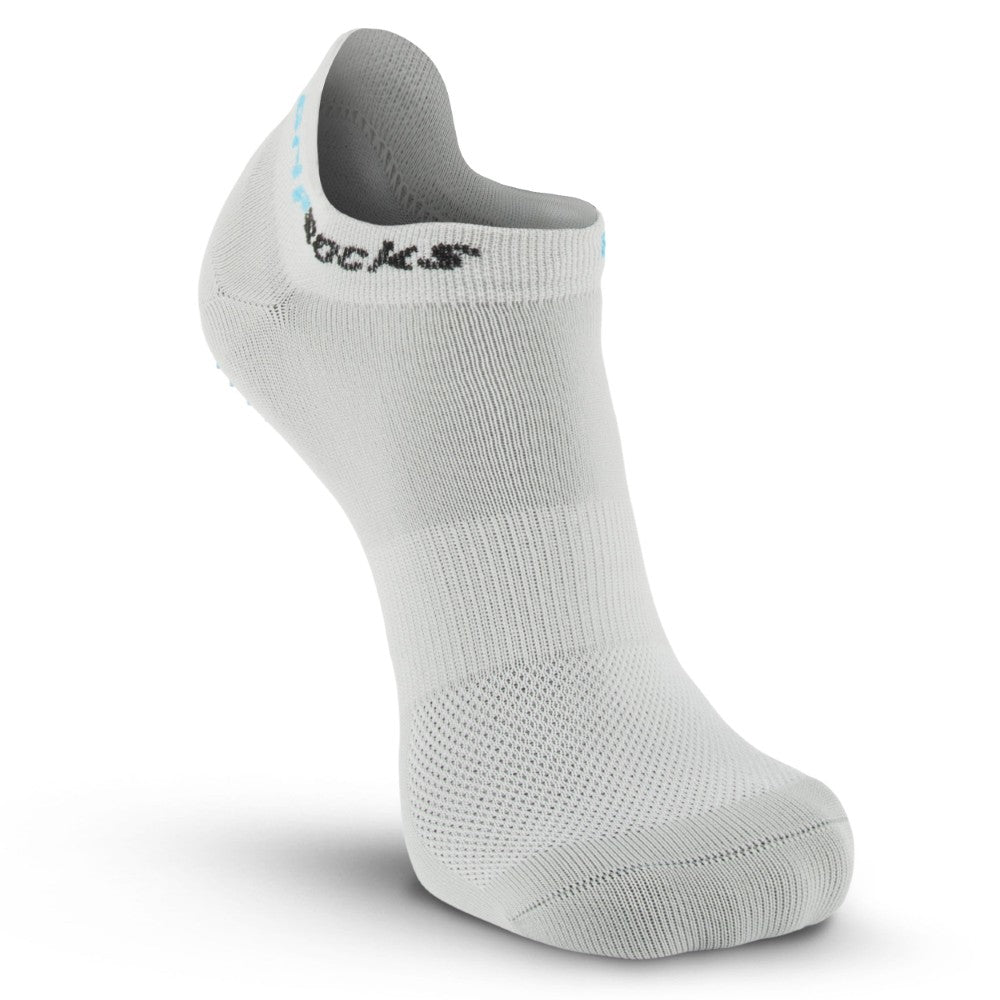Athletic Socks with Grips - Ankle Sock - Gray