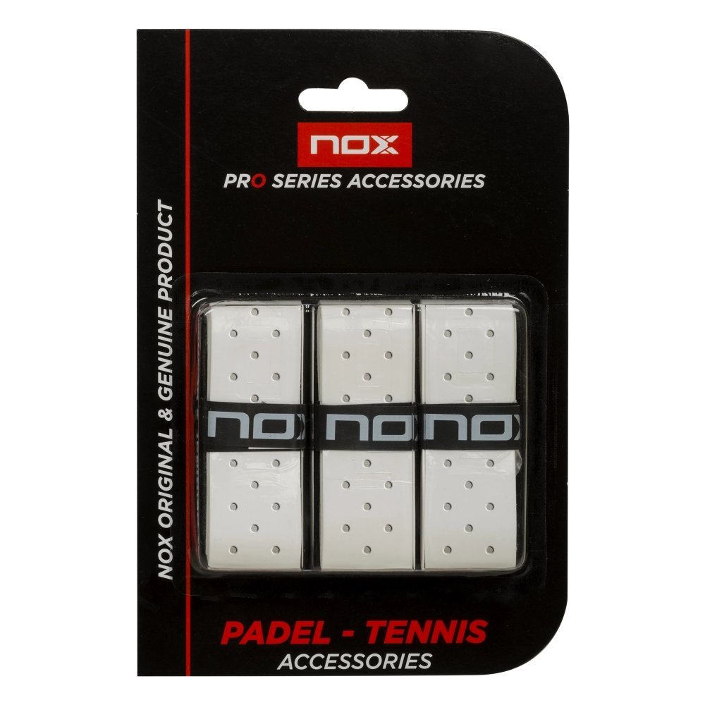 Nox Padel Overgrips Pro Perforated x3 Blisters - Box of 6 Blisters