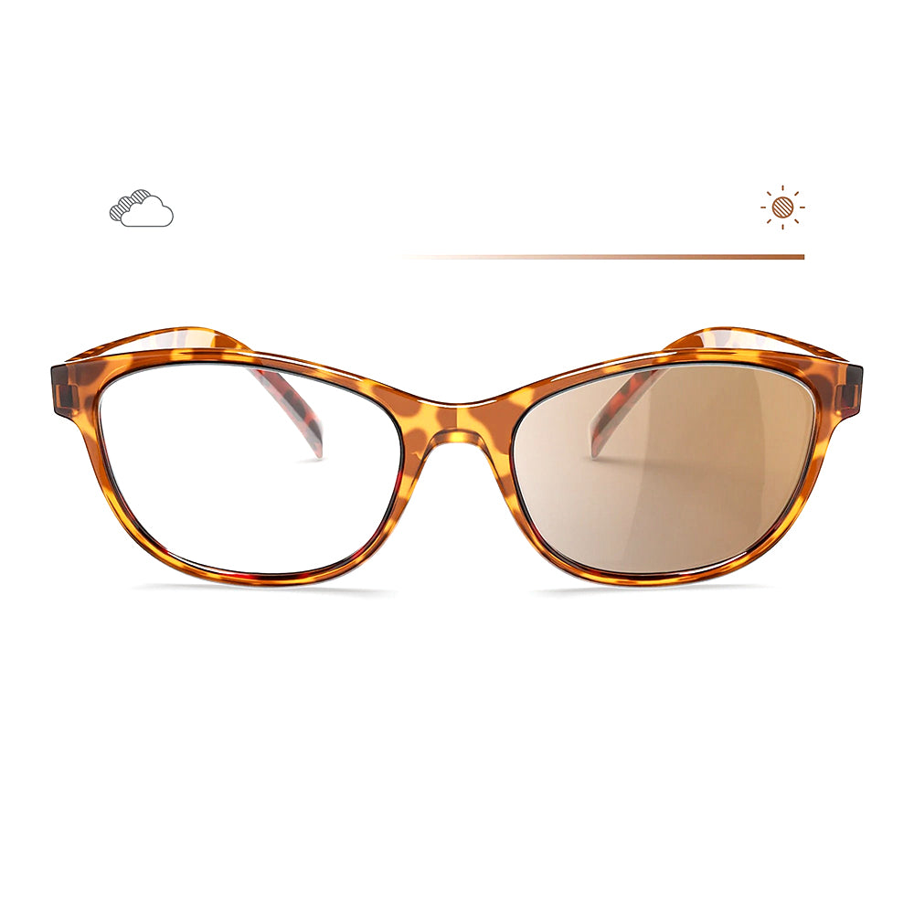 Reks Tortoise Oval Prescription Transitions® Xtra Active