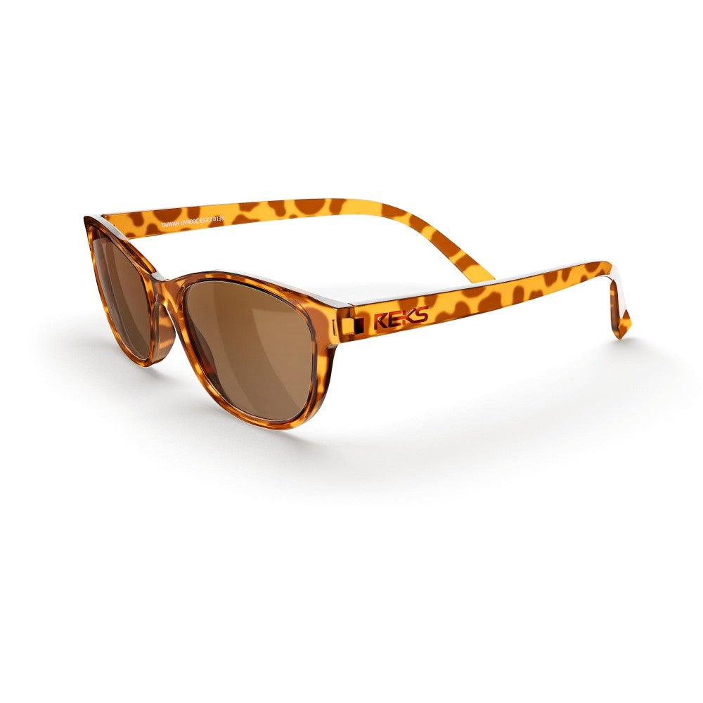 Reks Tortoise Oval Prescription Polarized Polycarbonate Sunglasses