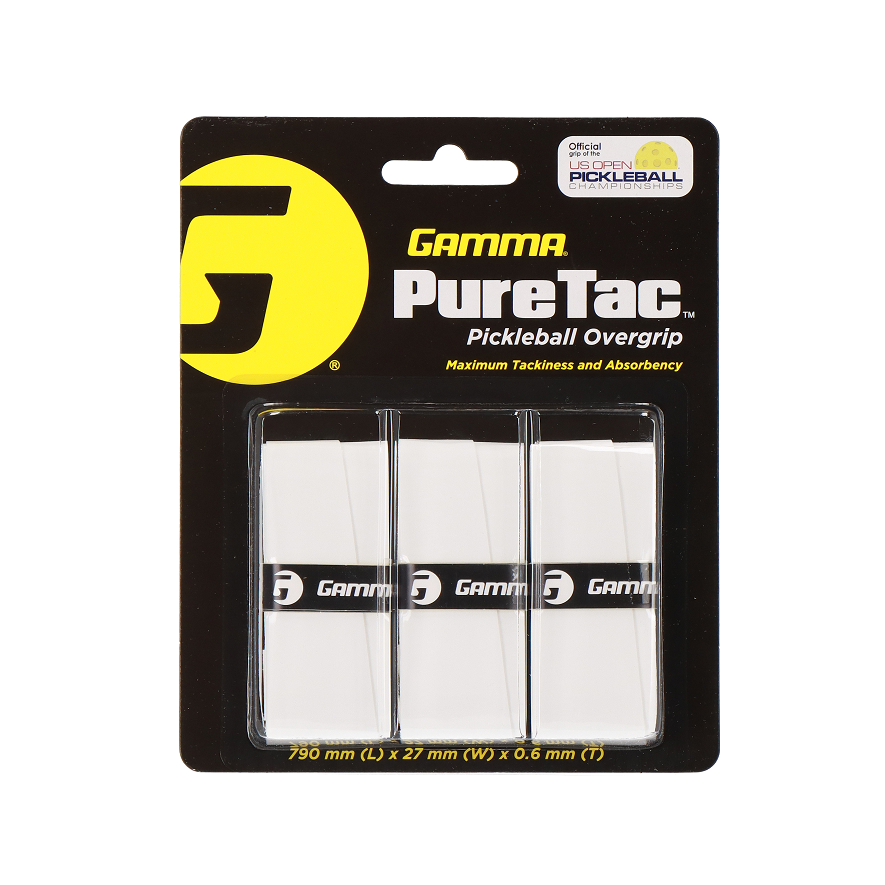 Gamma Sports Pickleball PureTac Overgrip - 3 Units