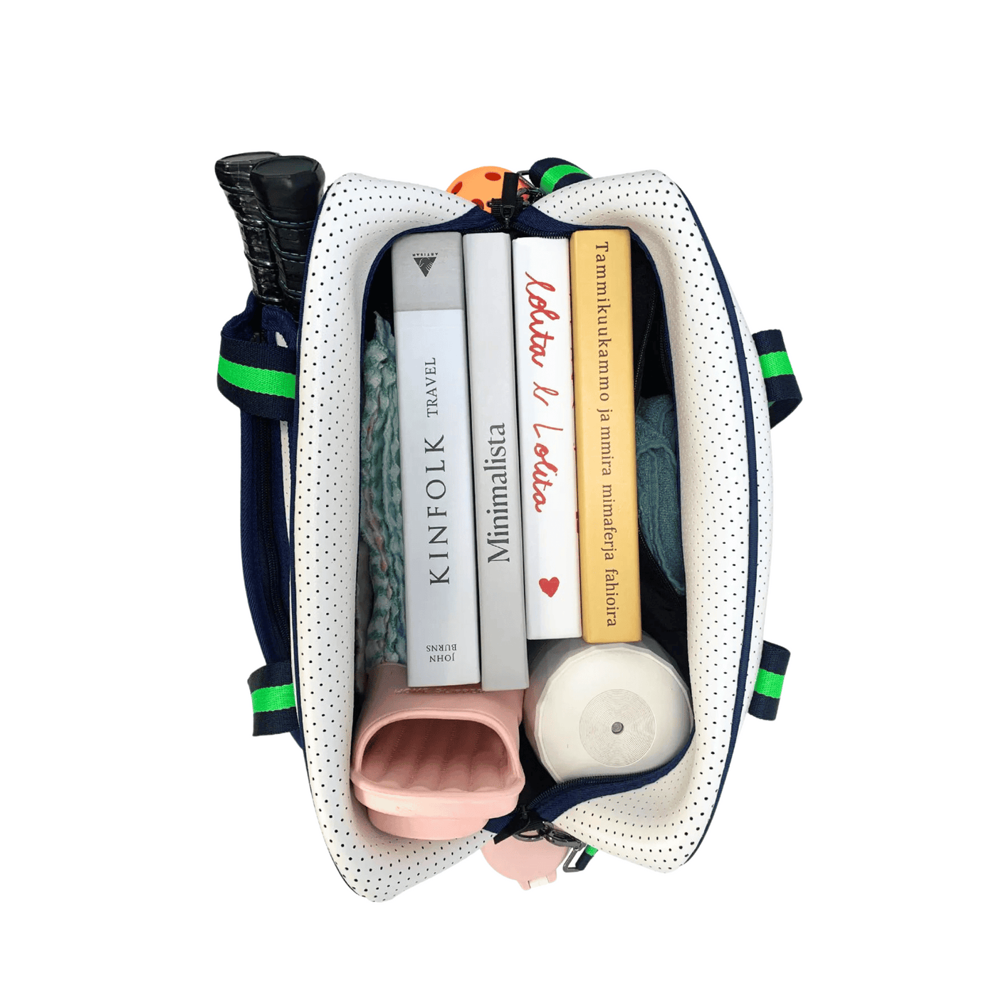PickleballMonger - Pickleball Bags White & Green