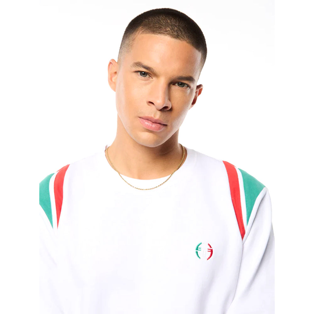 Sergio Tacchini Eredita Crewneck | Blanco Brillante