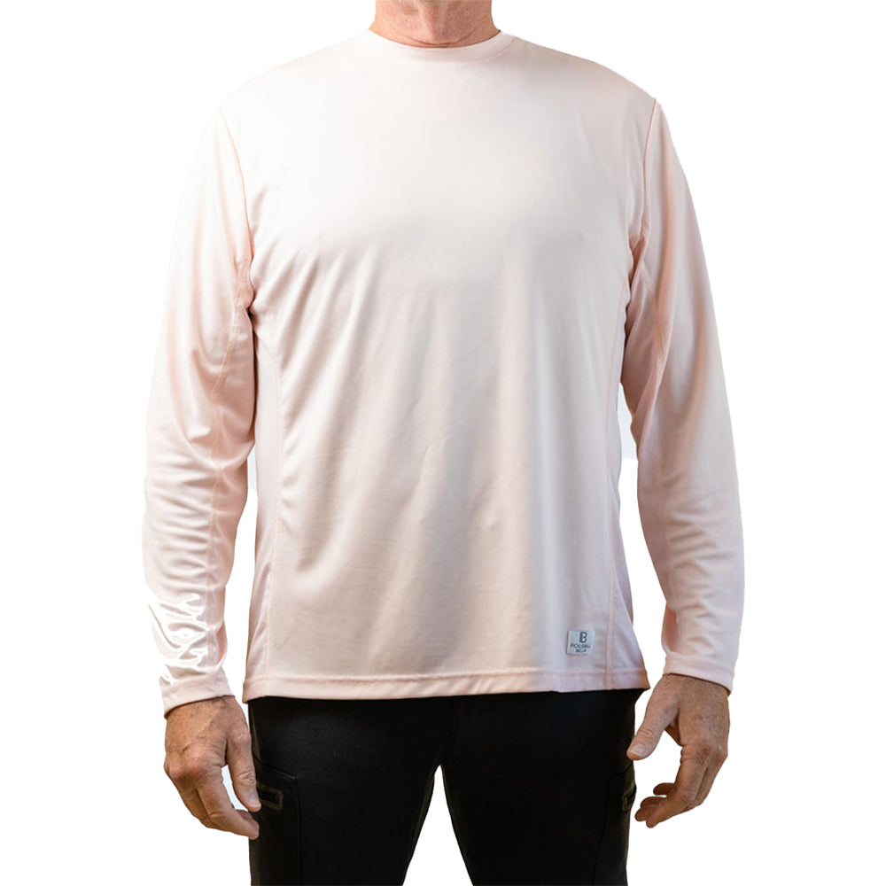 Camiseta de manga larga Picckleball Bella de hombre en rosa pálido