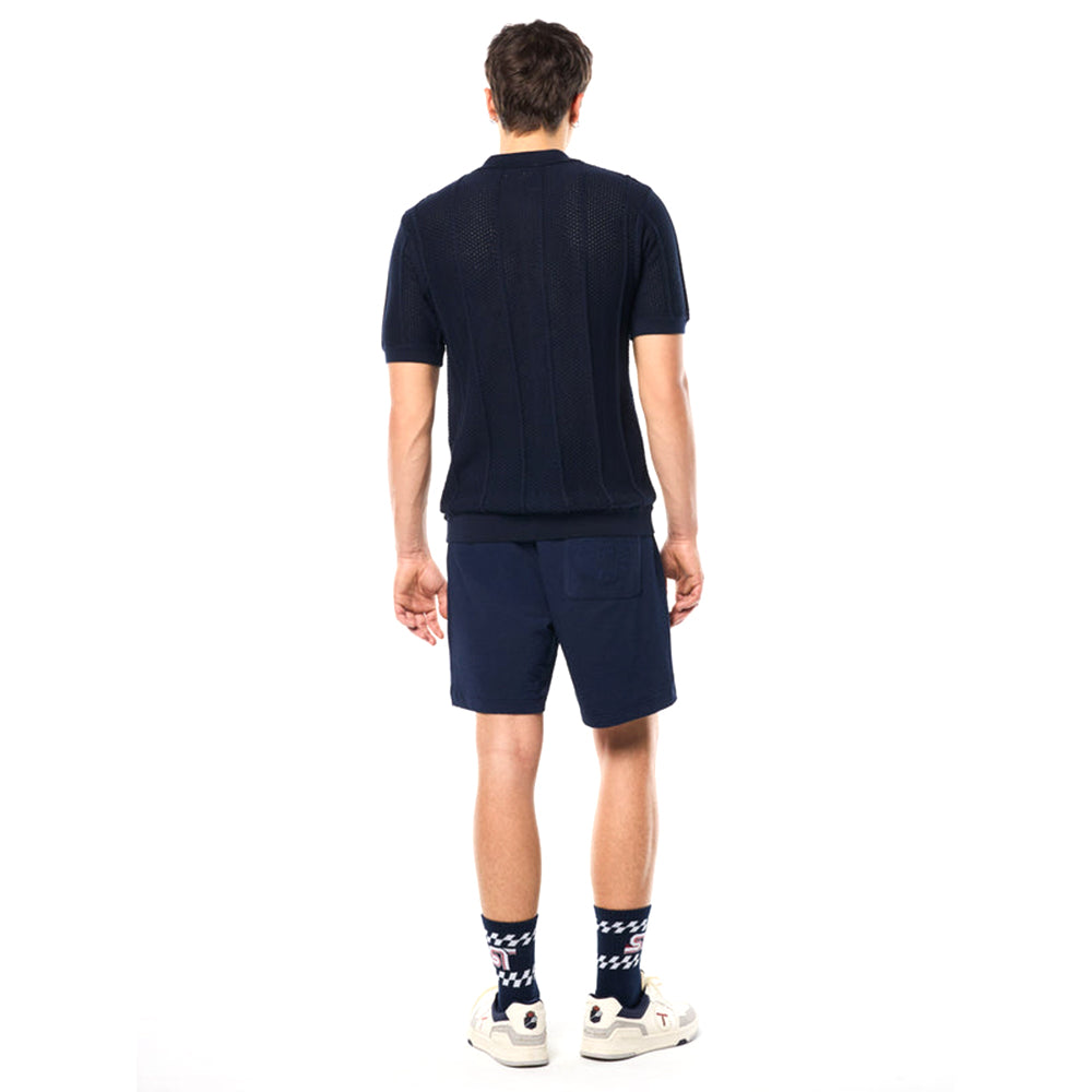 Sergio Tacchini Montell Knit Polo | Maritime Blue