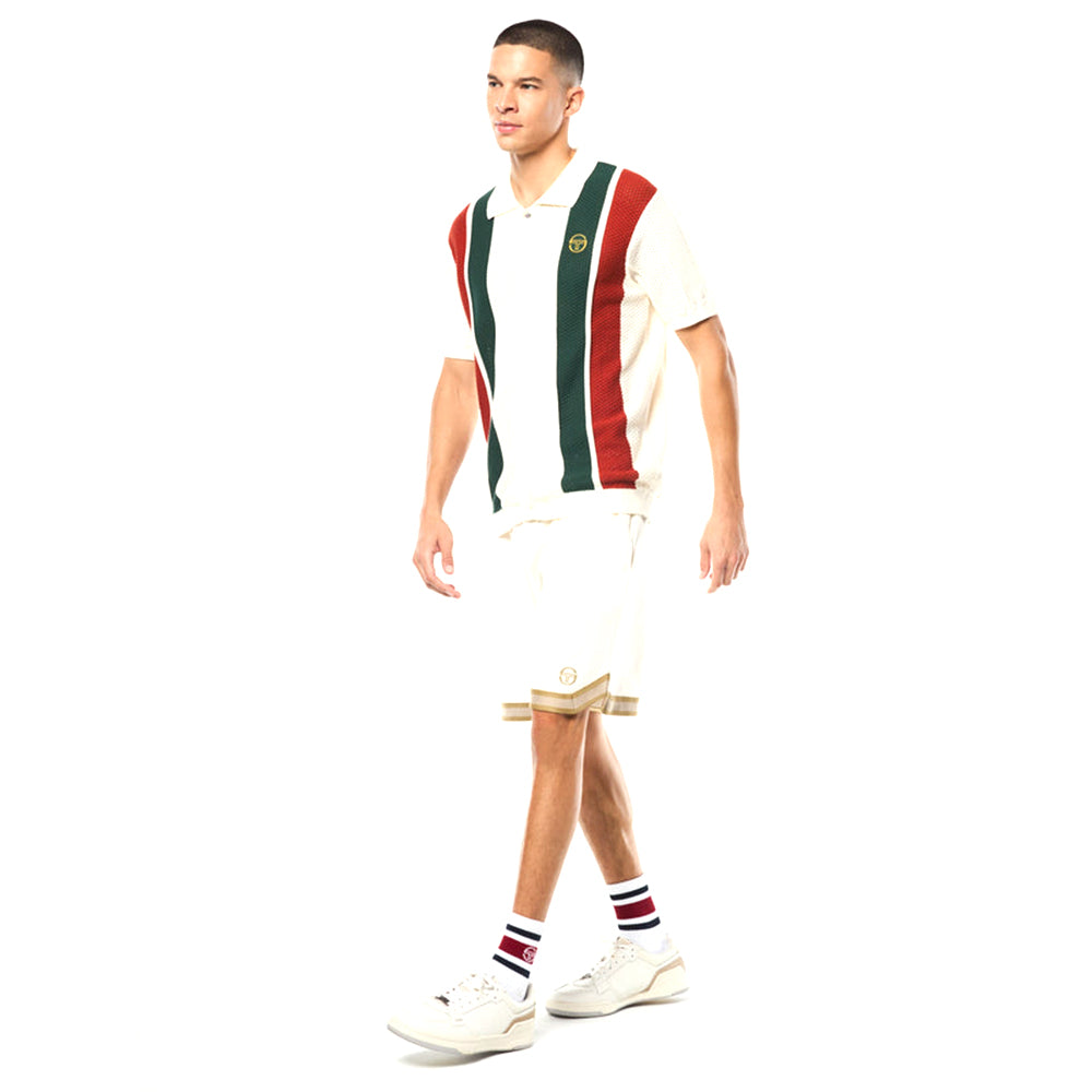 Sergio Tacchini Montell Knit Polo | Gardenia