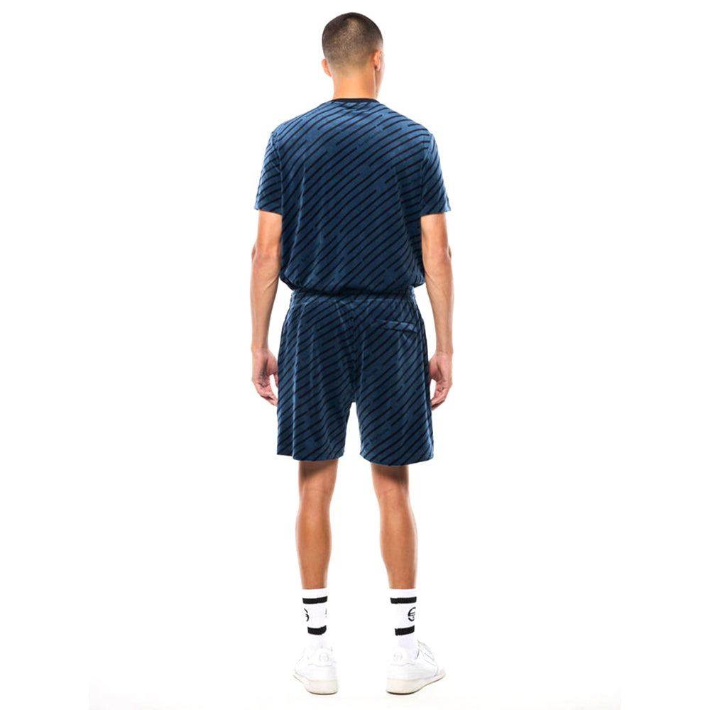 Sergio Tacchini Obliquo Velour Short | Key Largo