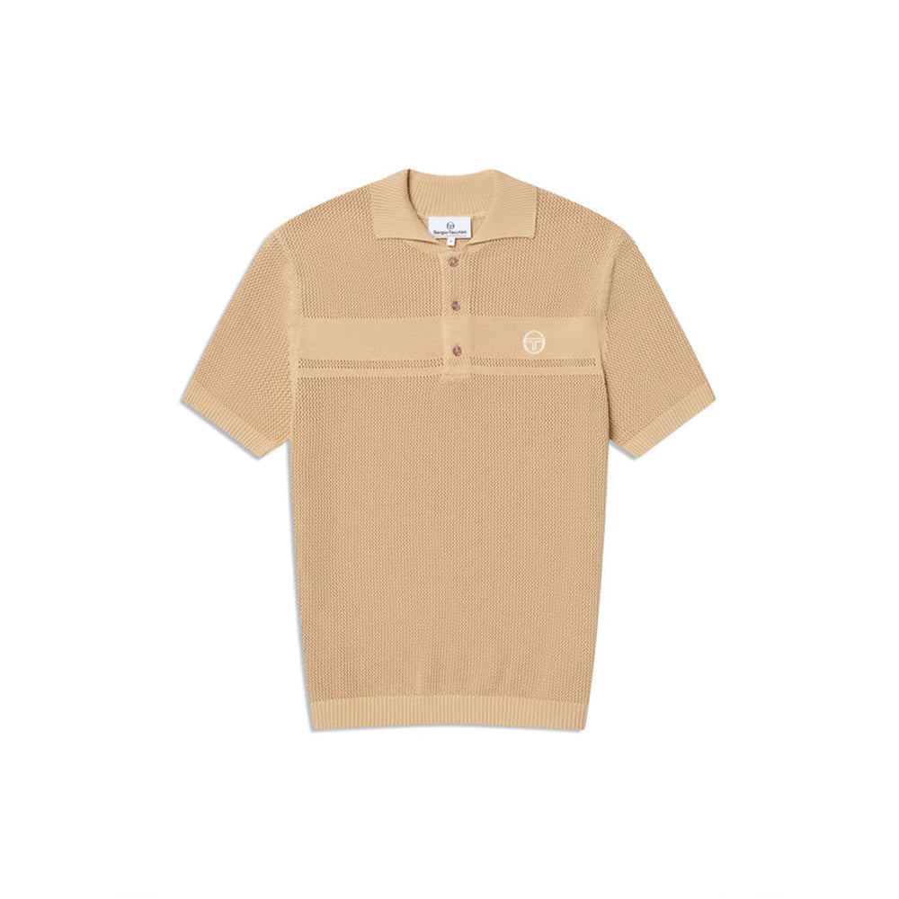 Sergio Tacchini Sabino Knit Polo | Mojave Desert