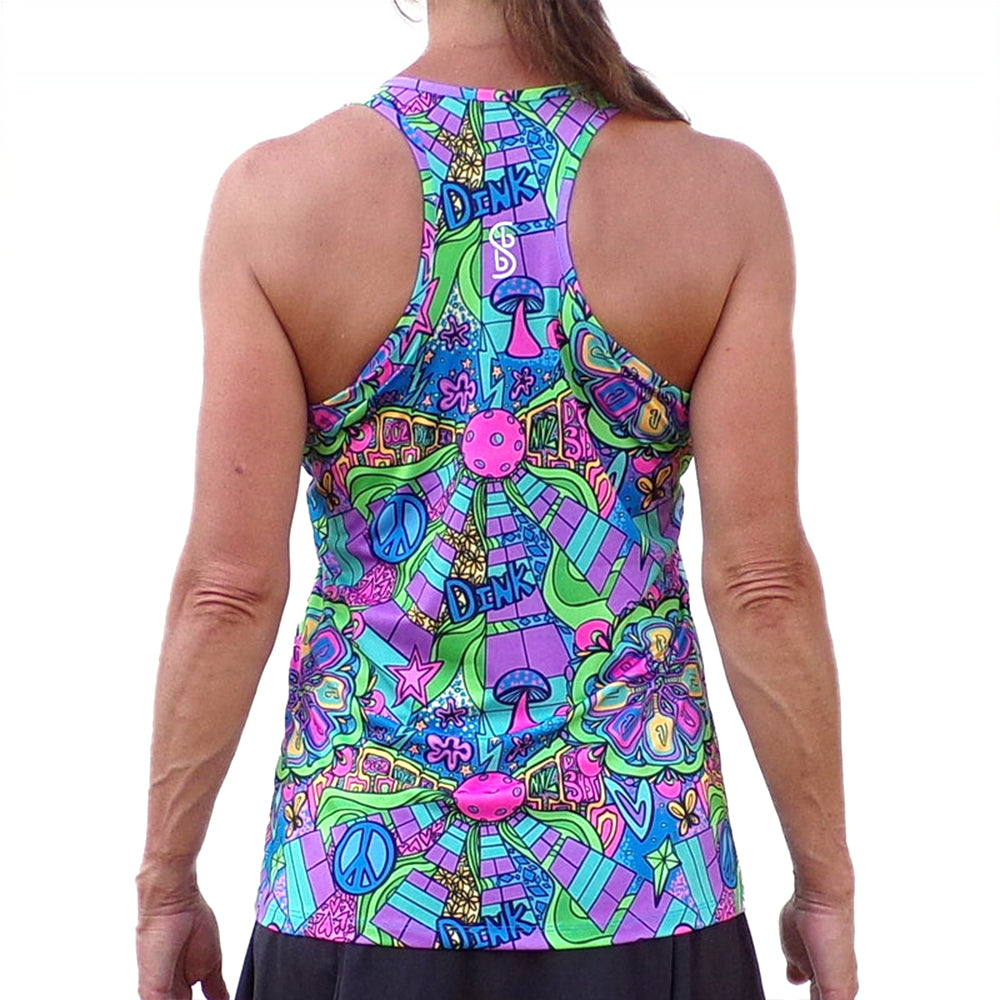 Camiseta de tirantes estilo nadador Bella de pádel Groovy