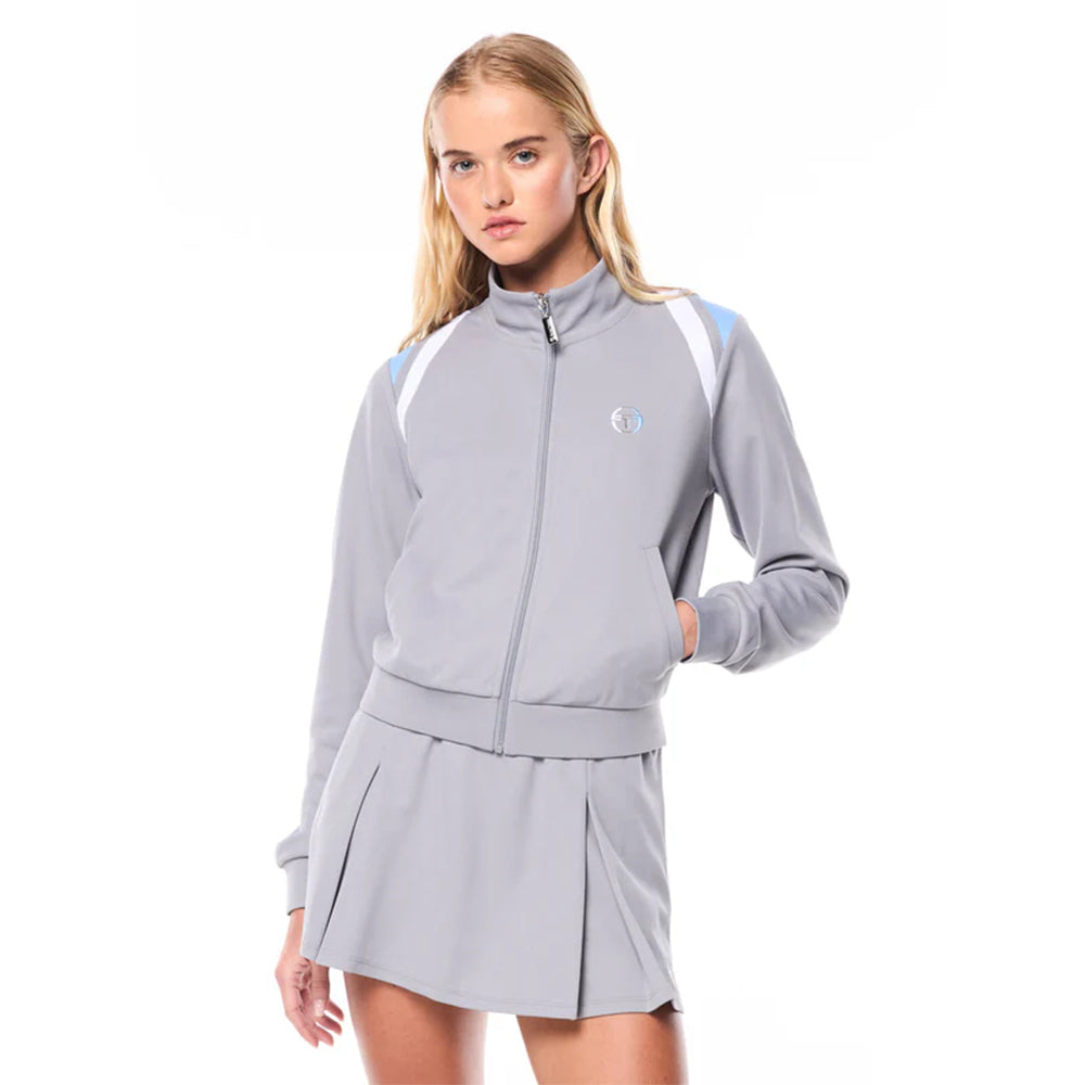 Sergio Tacchini Chamarra deportiva Eredita para mujer | Gris oscuro