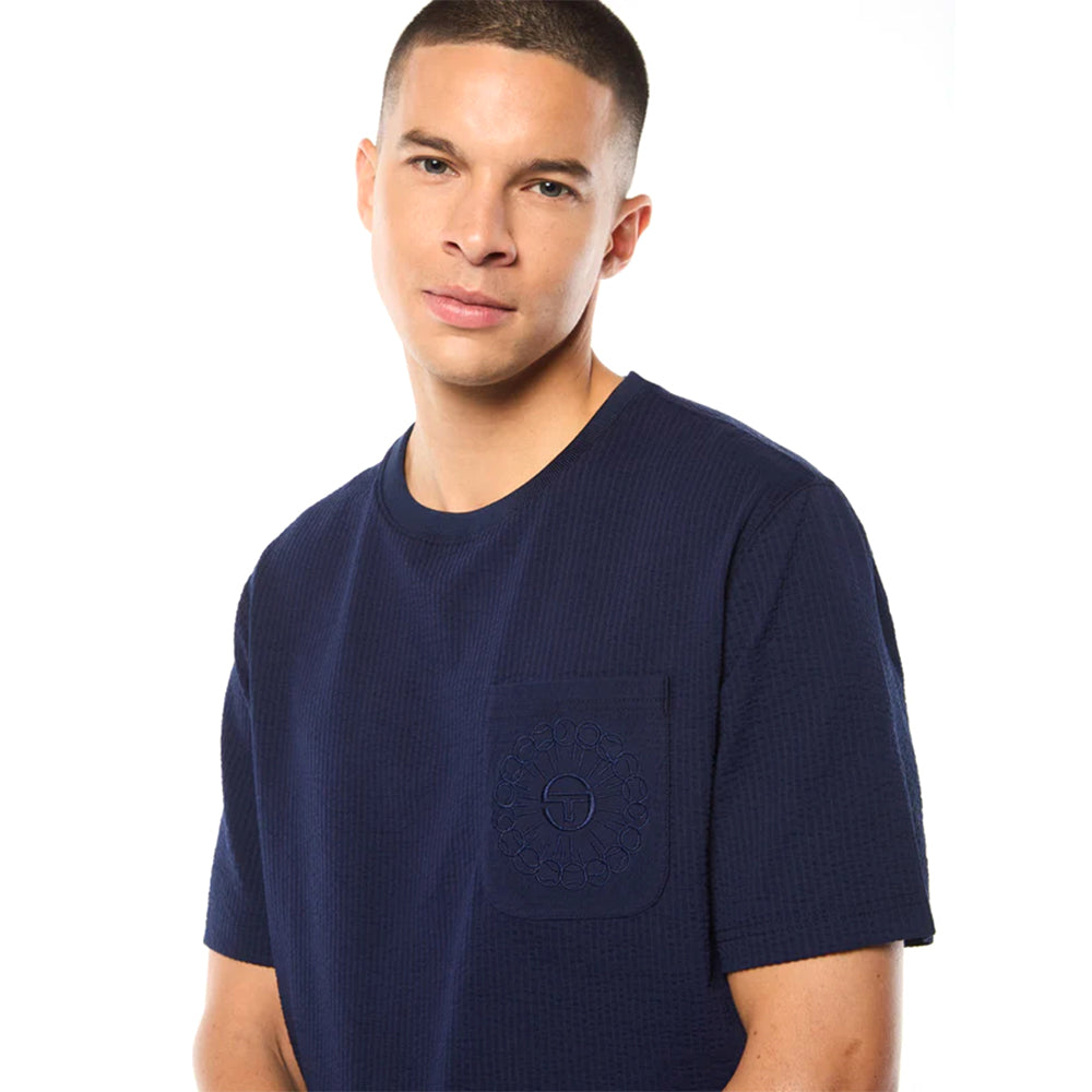 Sergio Tacchini Diaro Fashion Shirt | Maritime Blue