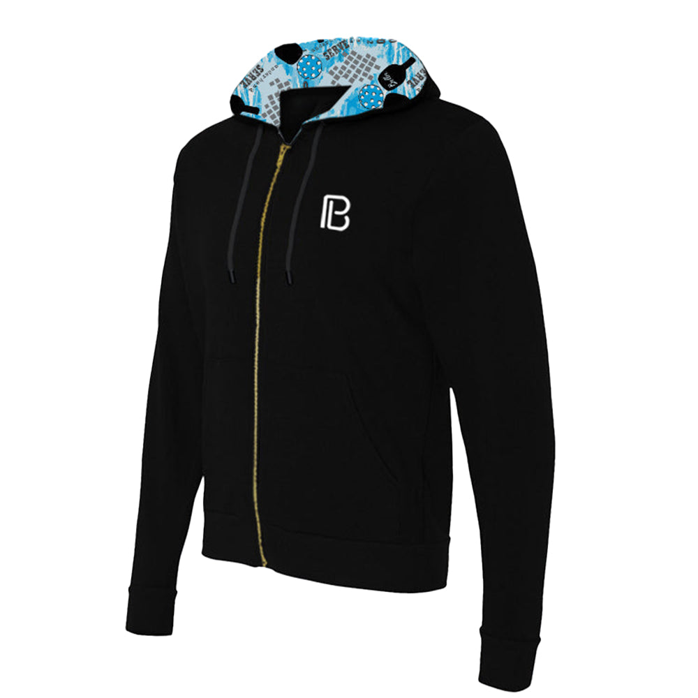 Sudadera con Capucha Picckleball Bella Graffiti 2 Negra