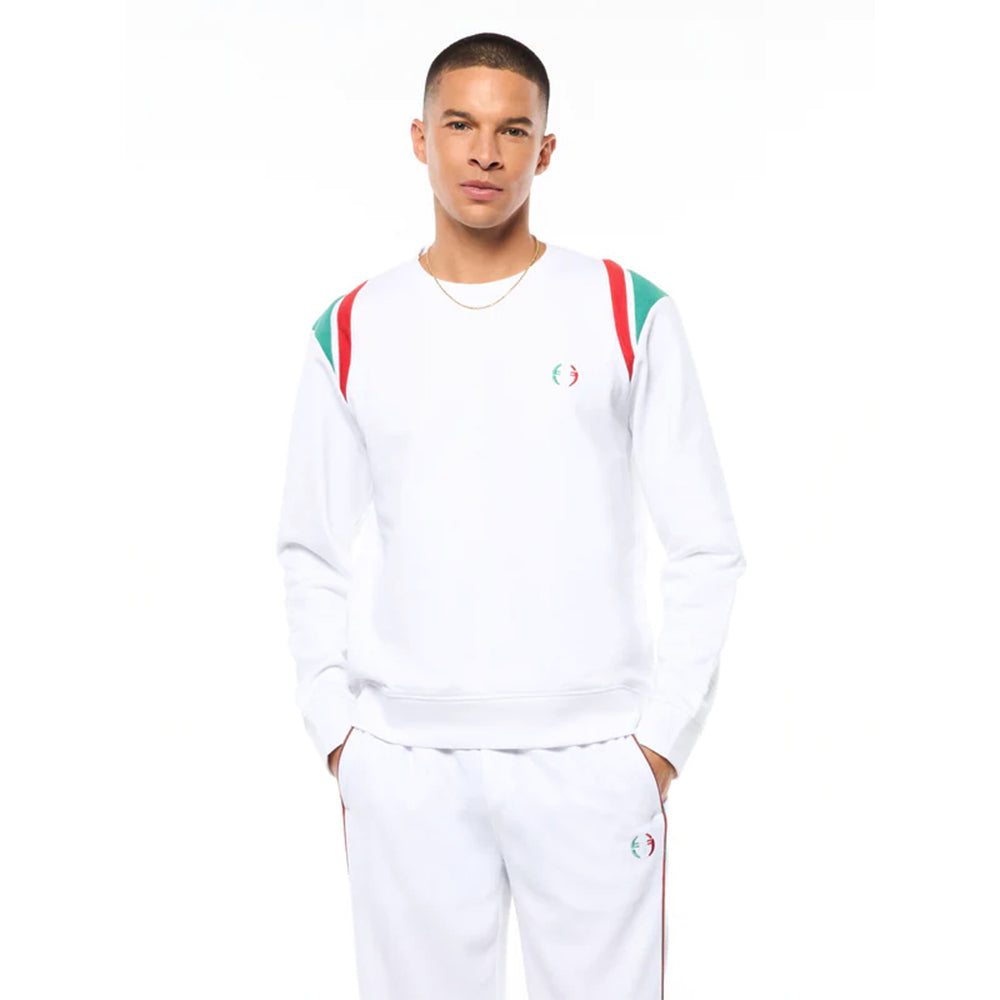 Sergio Tacchini Eredita Crewneck | Blanco Brillante