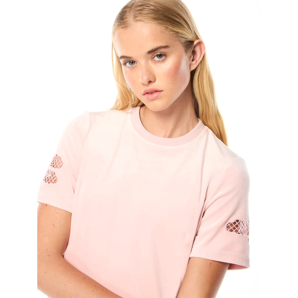 Sergio Tacchini Nuvola Velour Cropped Shirt | Barely There