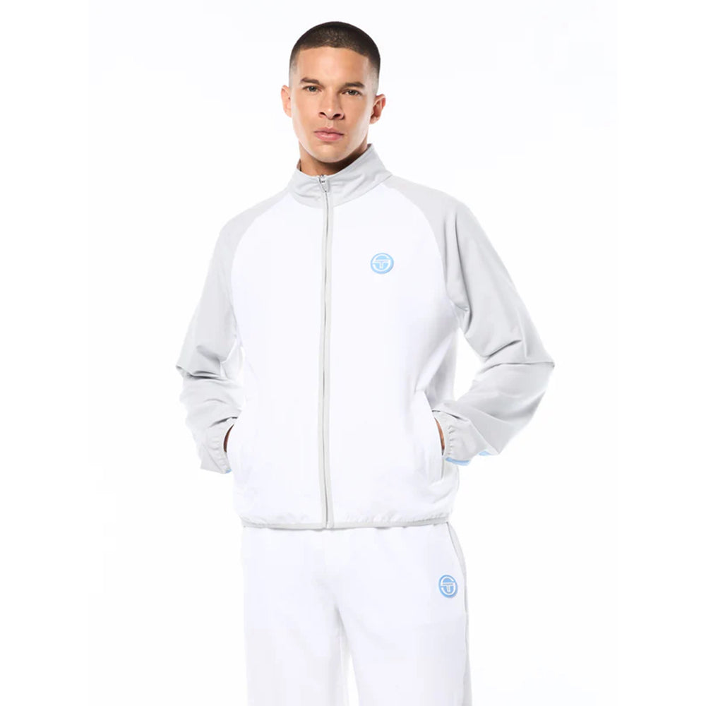 Sergio Tacchini Racchetto Track Jacket | Brilliant White