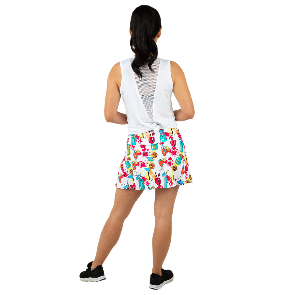 Queen Of The Court Cocktails On The Court Swing Skirt