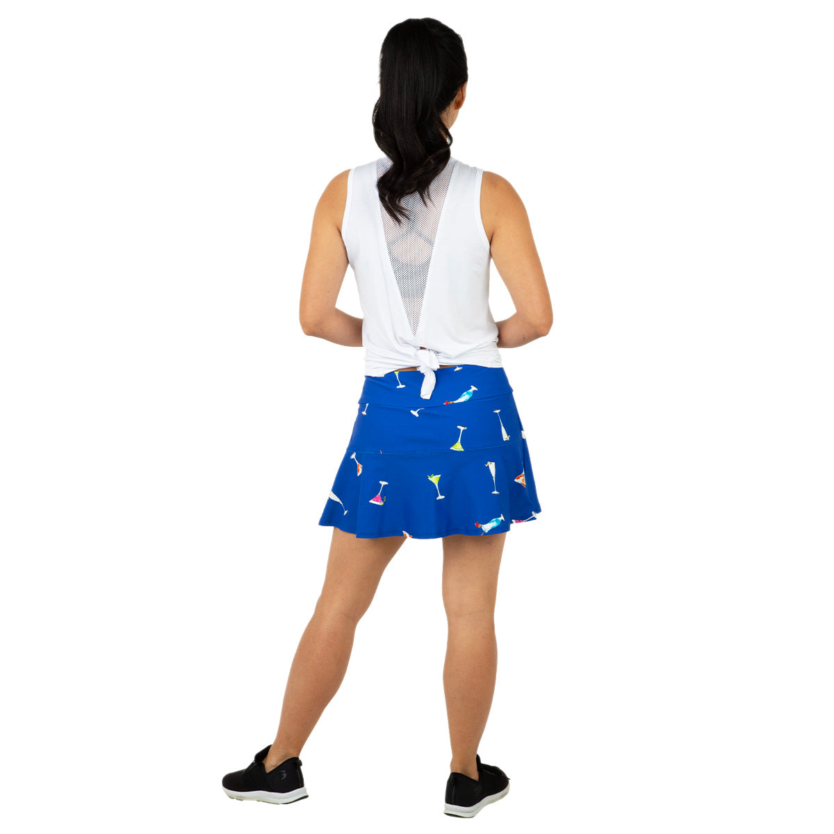 Queen Of The Court Gin Fizz Swing Skirt