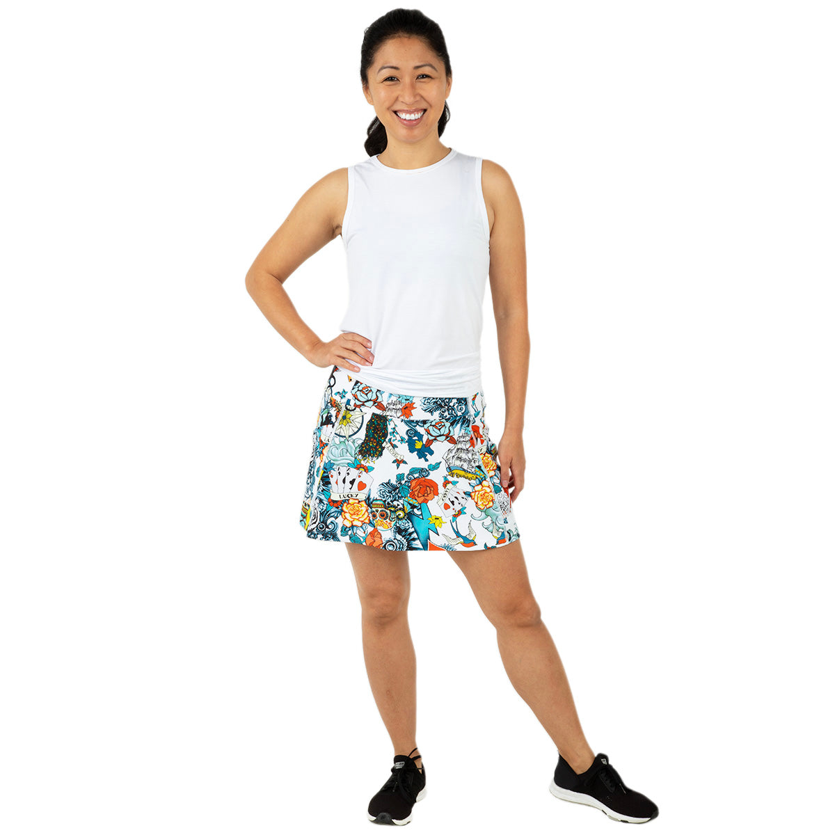 Queen Of The Court Tattoo Endurance 15" Skirt