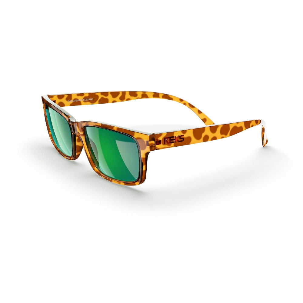 Reks Tortoise Rectangle Trivex® Polarized Prescription Sunglasses