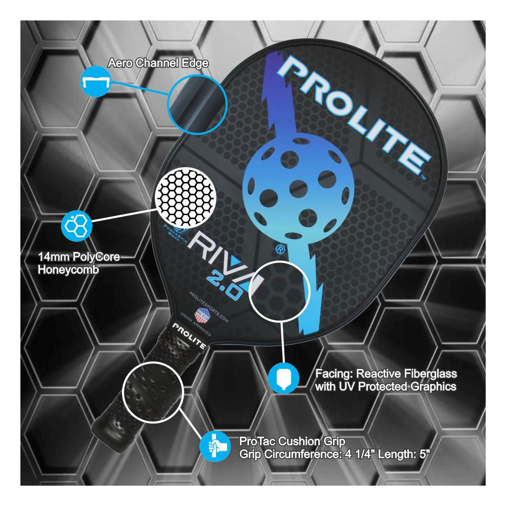 Pala de pickleball Prolite - Rival PowerSpin 2.0