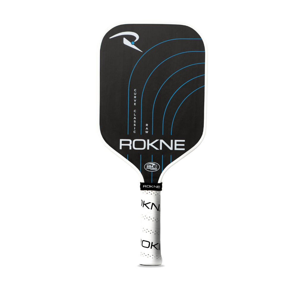 Rokne Pickleball Paddle Curve Classic - RAW