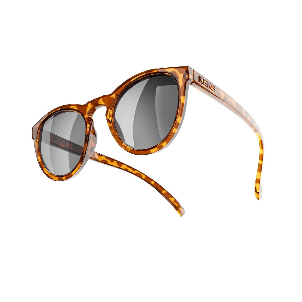 Reks Tortoise Round Prescription Polycarbonate Sunglasses