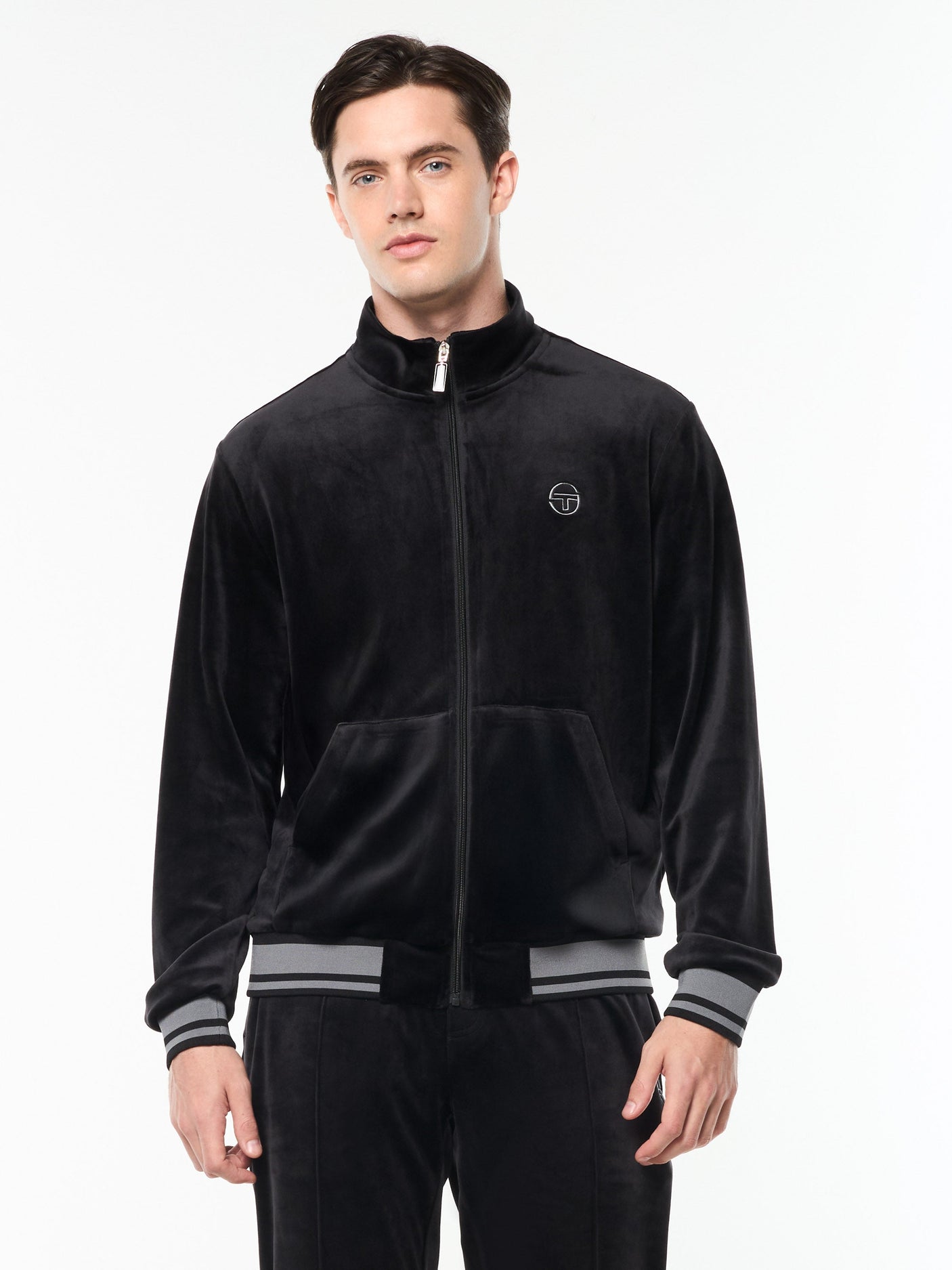 Sergio Tacchini Viaggioa Track Jacket - Black Beauty