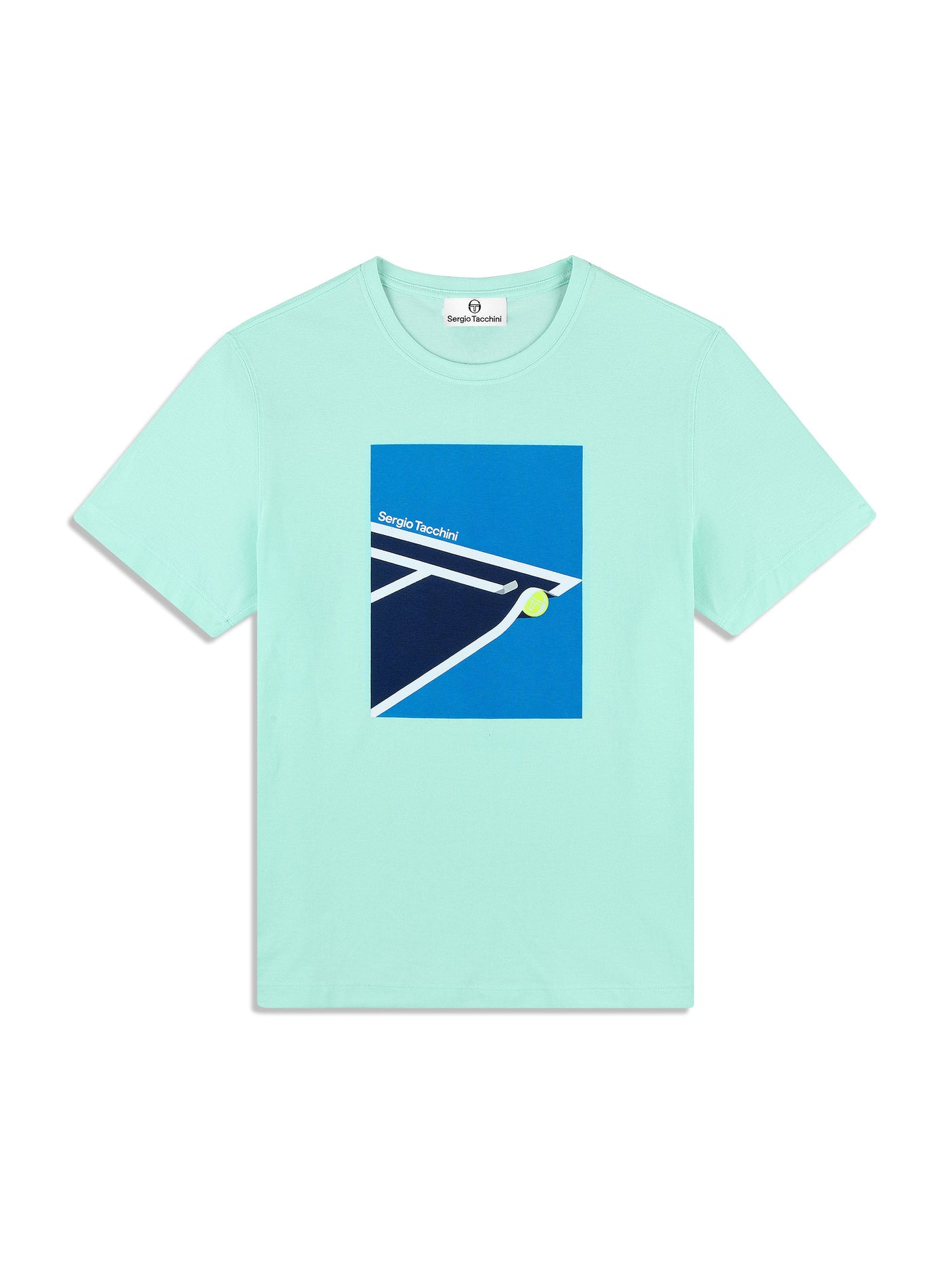Sergio Tacchini Dante T -Shirt - Beach Glass