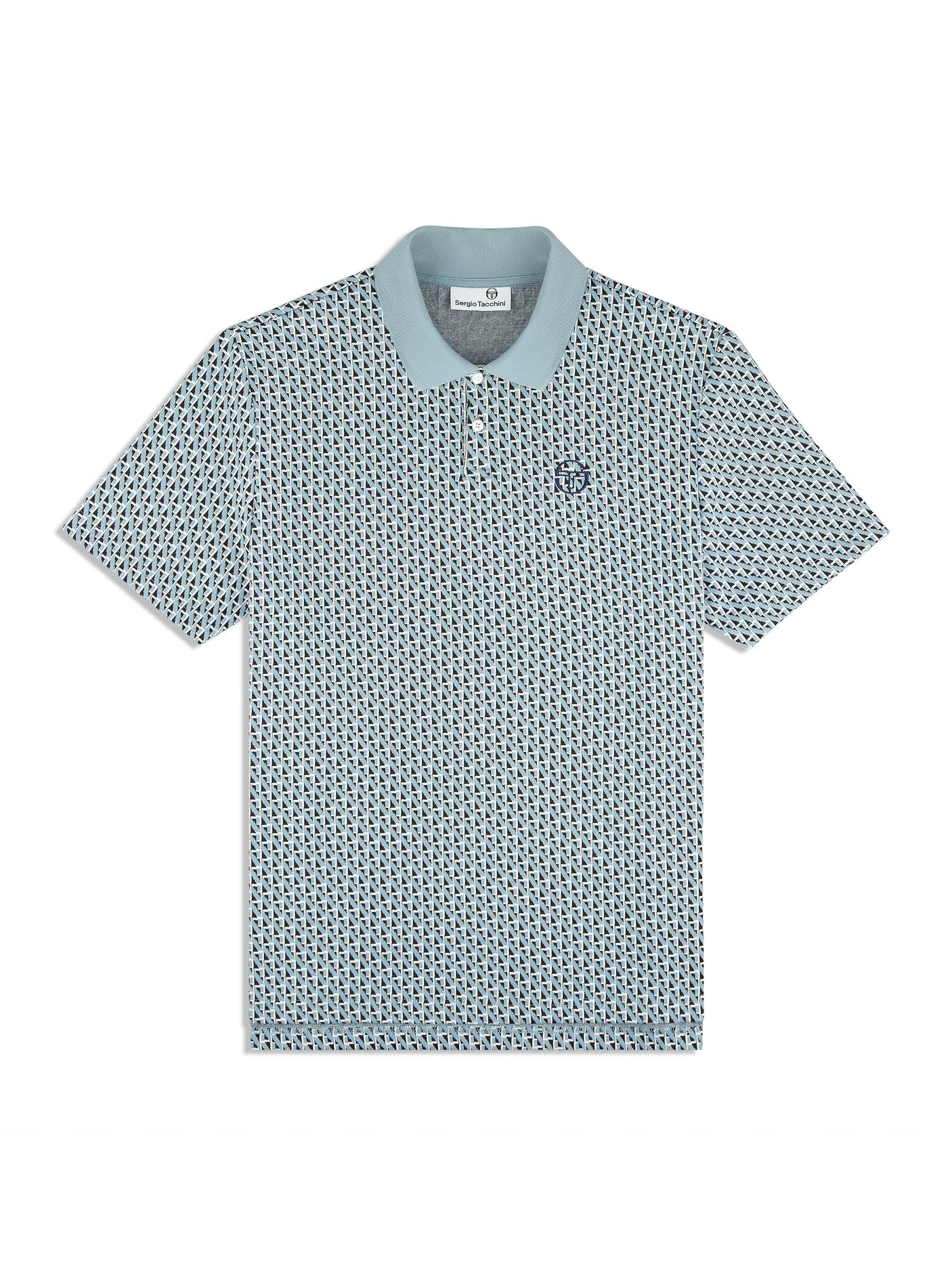 Sergio Tacchini Paolo Knit Polo - Faded Denim