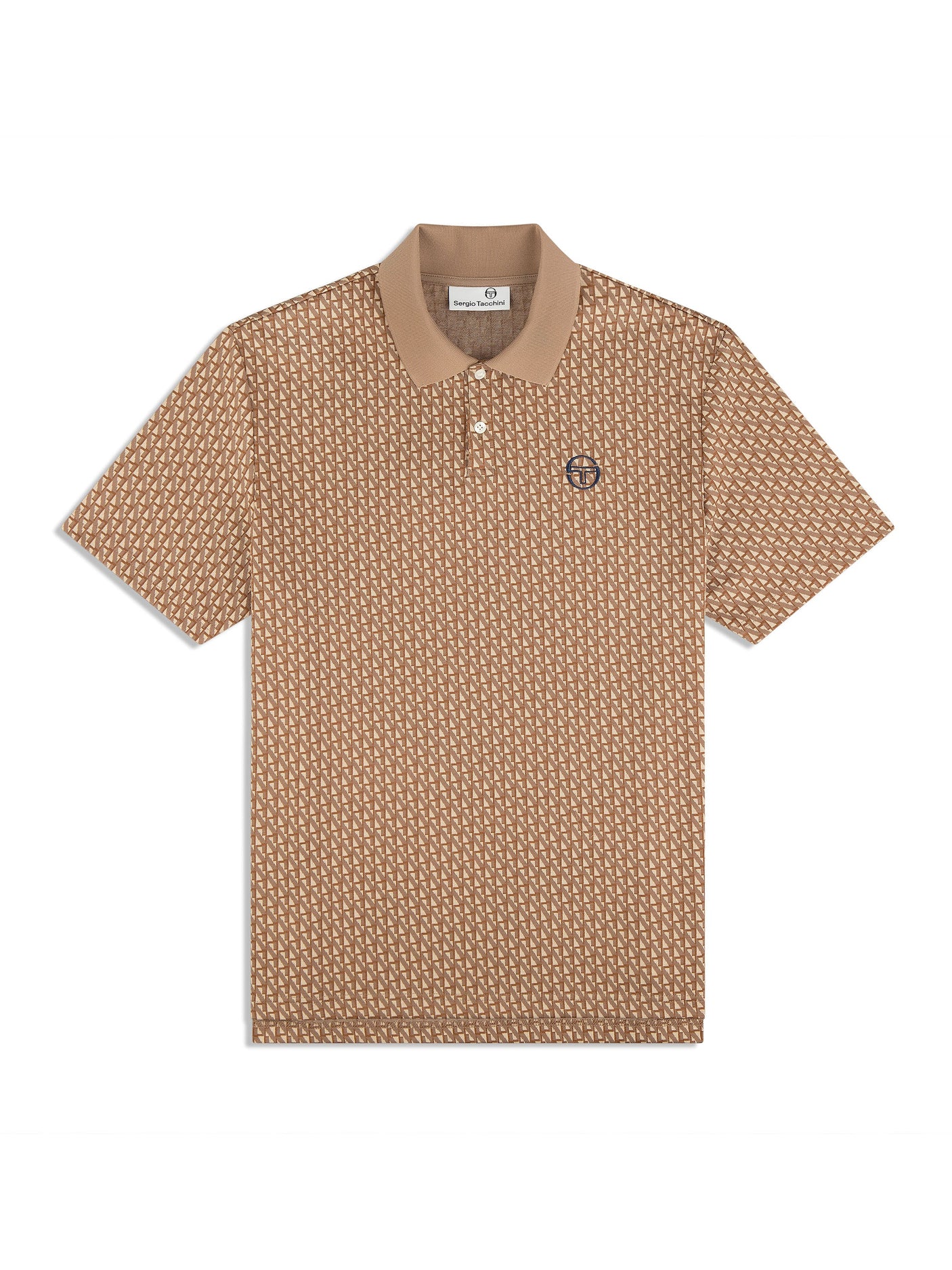 Sergio Tacchini Paolo Knit Polo - Taupe Grey