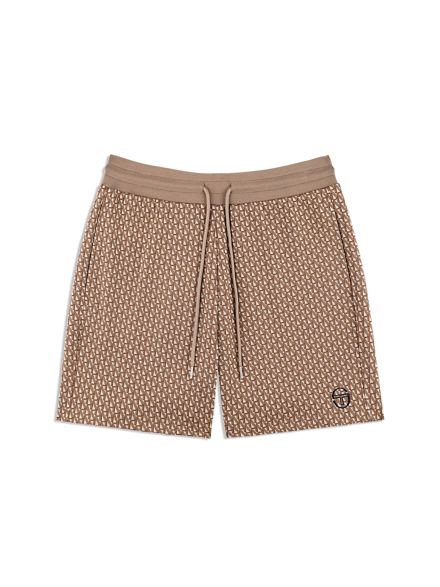 Sergio Tacchini Paolo Knit Shorts - Taupe Grey