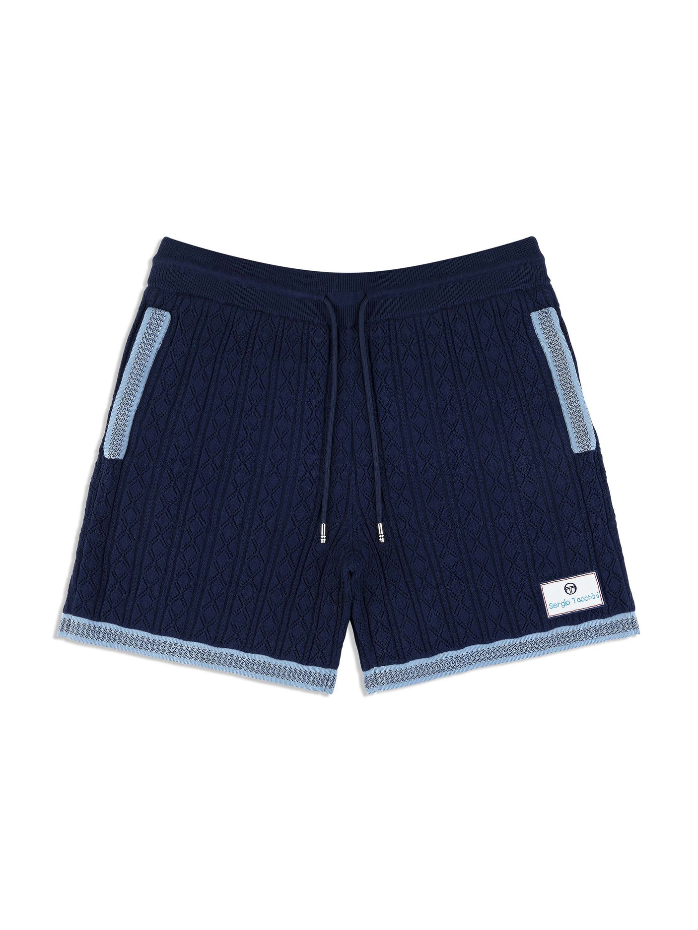 Sergio Tacchini Aldo Pointelle Shorts - Maritime Blue
