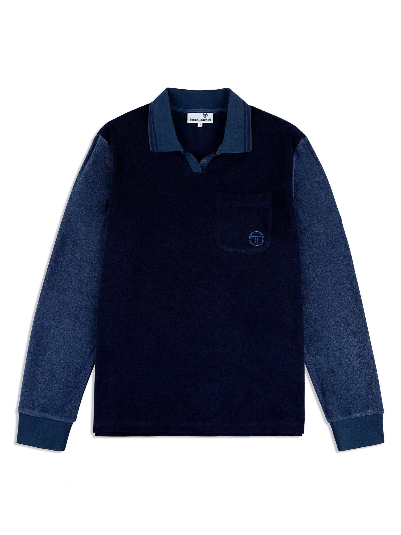 Sergio Tacchini Alvar Long Sleeve Polo - Eclipse
