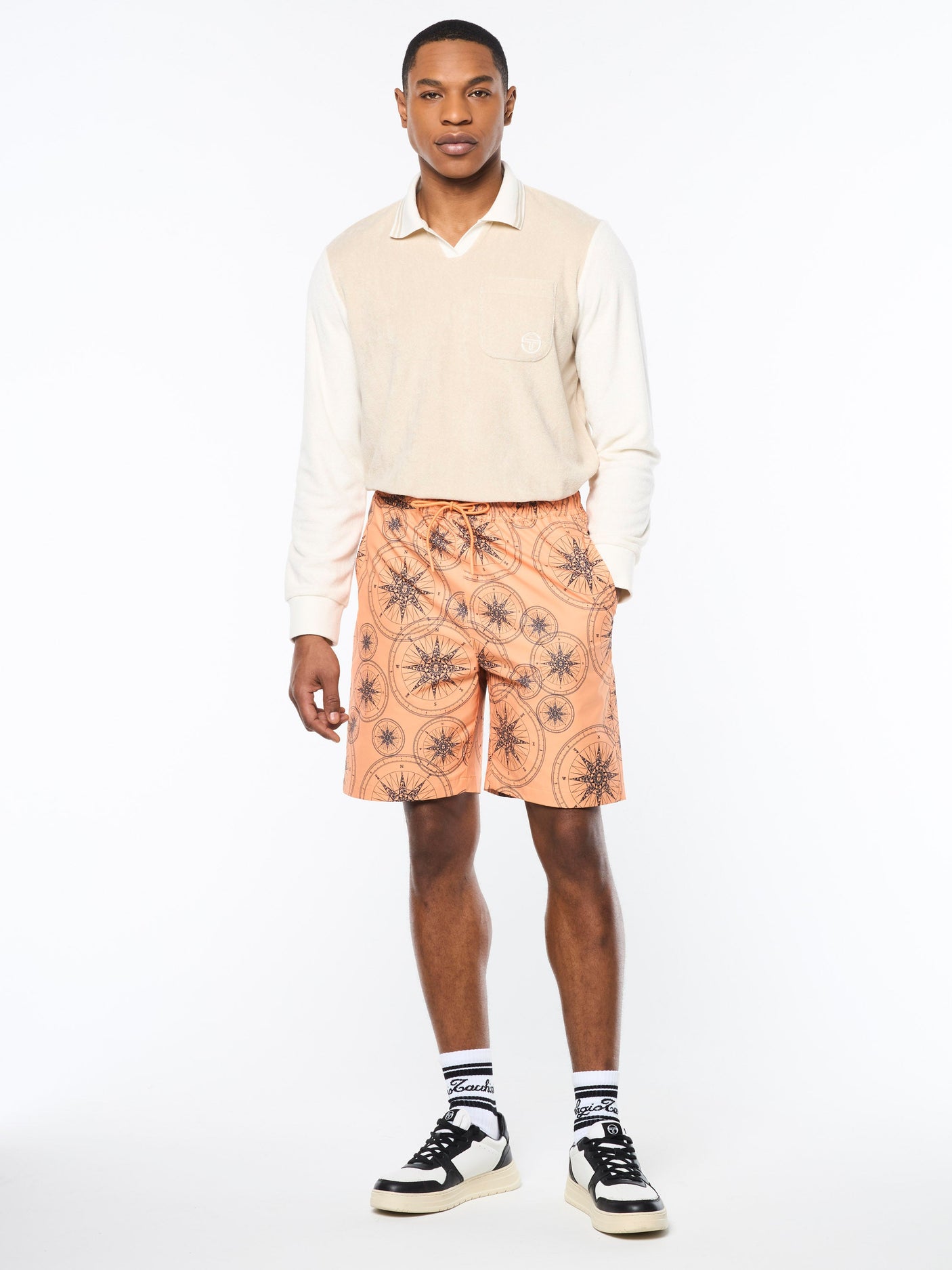 Sergio Tacchini Falito Swim Shorts - Tangerine