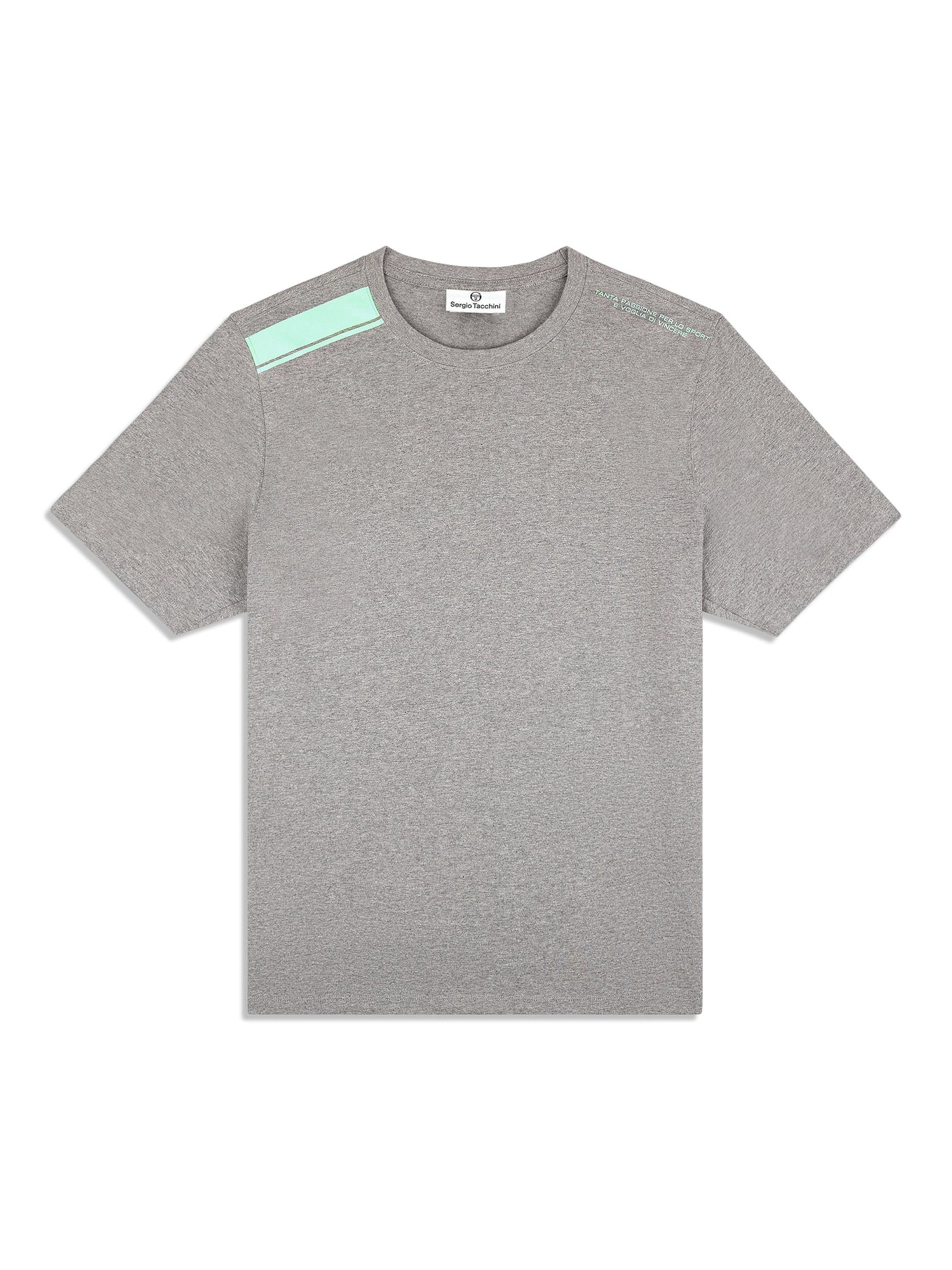 Sergio Tacchini Presto T -Shirt - Heather Grey