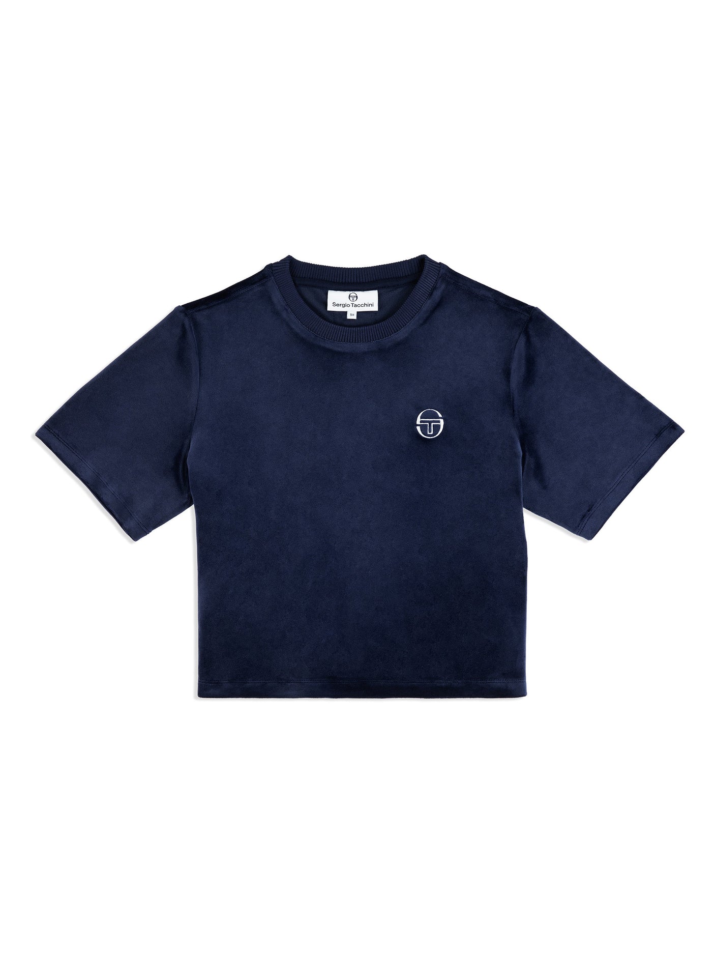 Sergio Tacchini Adele Velour T -Shirt - Maritime Blue