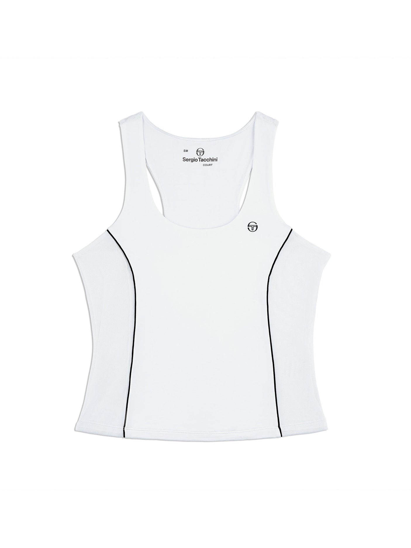 Sergio Tacchini Tessa Scoop Neck Tank Top - Brilliant White