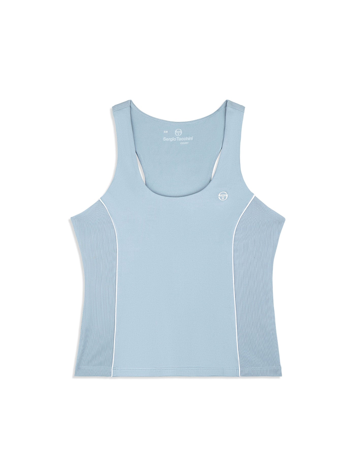 Sergio Tacchini Tessa Scoop Neck Tank Top - Faded Denim