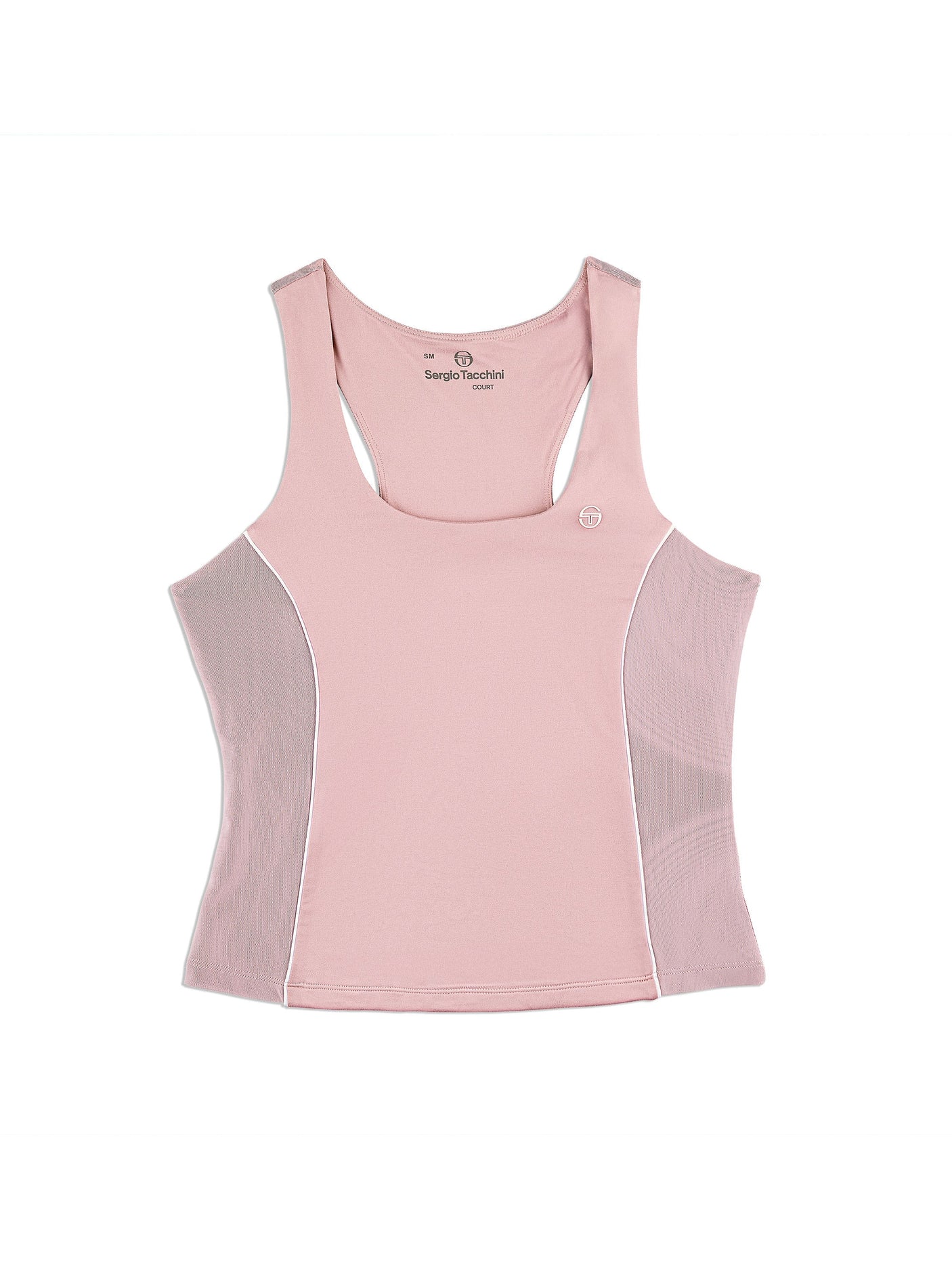 Sergio Tacchini Tessa Scoop Neck Tank Top - Pale Mauve